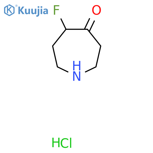 5-Fluoroazepan-4-one hydrochloride structure