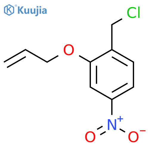 2-(Allyloxy)-4-nitrobenzyl Chloride structure