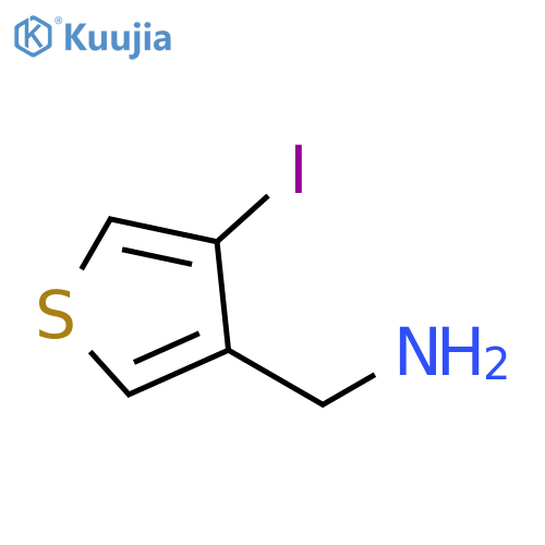 3-Thiophenemethanamine, 4-iodo- structure