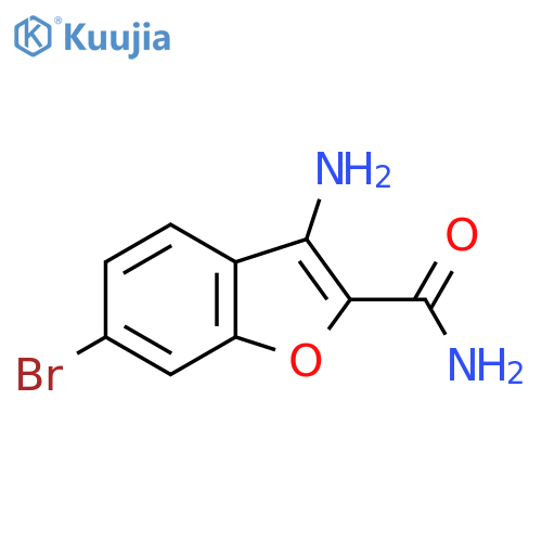 3-Amino-6-bromobenzofuran-2-carboxamide structure