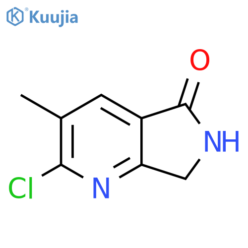 2-Chloro-3-methyl-6,7-dihydro-5H-pyrrolo[3,4-b]pyridin-5-one structure