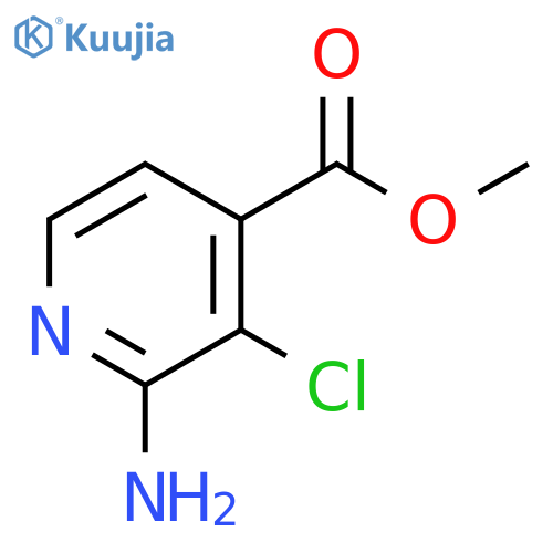 Methyl 2-amino-3-chloropyridine-4-carboxylate structure