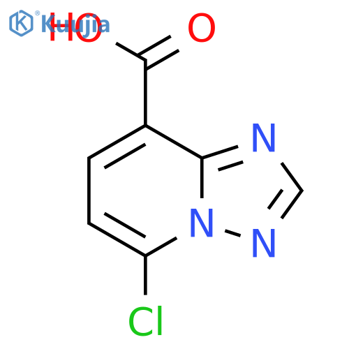 5-Chloro-[1,2,4]triazolo[1,5-a]pyridine-8-carboxylic acid structure
