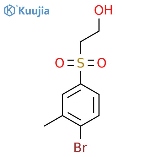 2-(4-Bromo-3-methyl-benzenesulfonyl)-ethanol structure