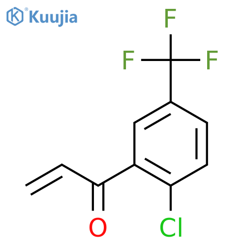 1-[2-Chloro-5-(trifluoromethyl)phenyl]prop-2-en-1-one structure