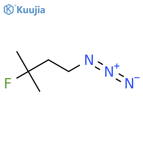 1-Azido-3-fluoro-3-methylbutane structure