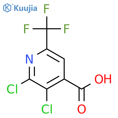 2,3-Dichloro-6-(trifluoromethyl)isonicotinic acid structure