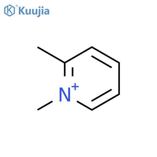 Pyridinium, 1,2-dimethyl- structure