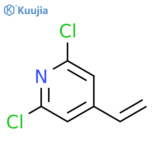 Pyridine, 2,6-dichloro-4-ethenyl- structure
