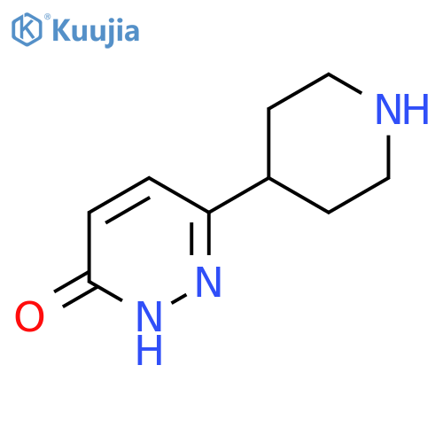 6-(Piperidin-4-yl)-2,3-dihydropyridazin-3-one structure