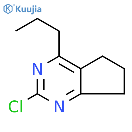2-chloro-4-propyl-5H,6H,7H-cyclopenta[d]pyrimidi ne structure