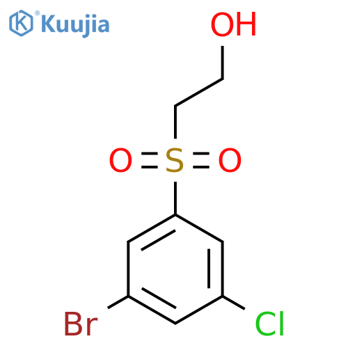 2-(3-Bromo-5-chloro-benzenesulfonyl)-ethanol structure