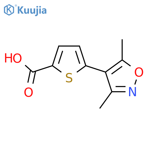5-(Dimethyl-1,2-oxazol-4-YL)thiophene-2-carboxylic acid structure