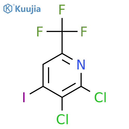 2,3-Dichloro-4-iodo-6-(trifluoromethyl)pyridine structure