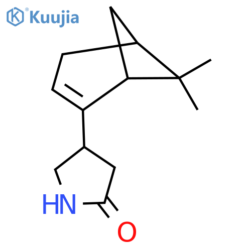 4-{6,6-Dimethylbicyclo[3.1.1]hept-2-en-2-yl}pyrrolidin-2-one structure