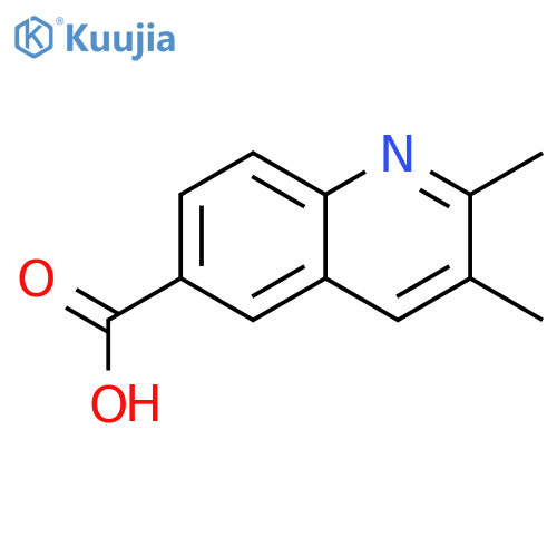 2,3-Dimethyl-quinoline-6-carboxylic acid structure