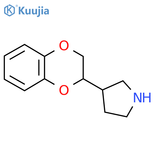 3-(2,3-Dihydro-1,4-benzodioxin-2-yl)pyrrolidine structure