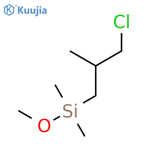 Silane,(3-chloro-2-methylpropyl)methoxydimethyl- structure
