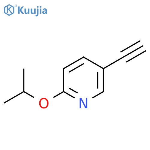 5-Ethynyl-2-(propan-2-yloxy)pyridine structure