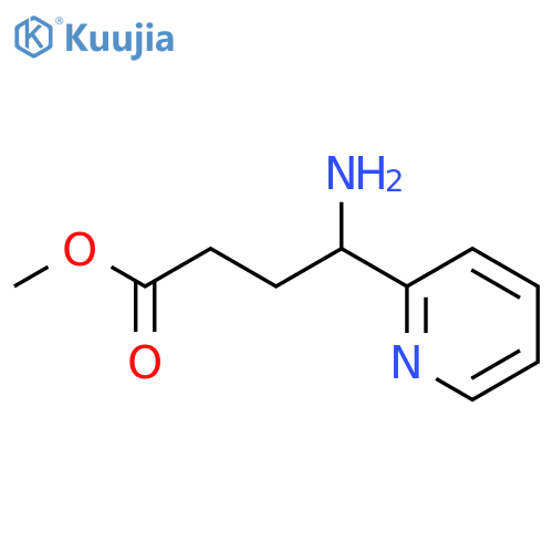Methyl 4-amino-4-(pyridin-2-yl)butanoate structure