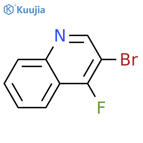 3-bromo-4-fluoroquinoline structure