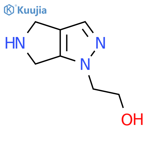 2-{1H,4H,5H,6H-pyrrolo[3,4-c]pyrazol-1-yl}ethan-1-ol structure