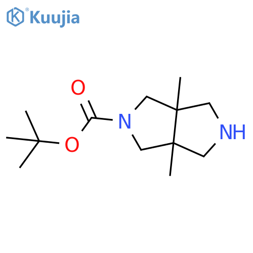 tert-butyl 3a,6a-dimethyl-octahydropyrrolo[3,4-c]pyrrole-2-carboxylate structure