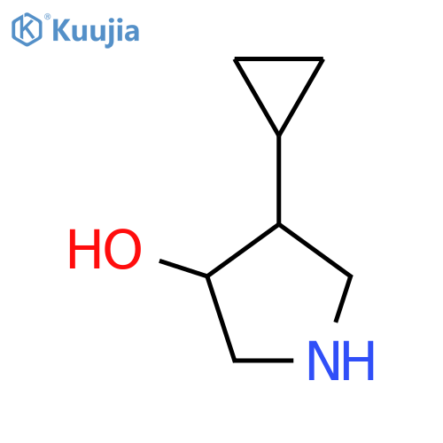 4-Cyclopropylpyrrolidin-3-ol structure