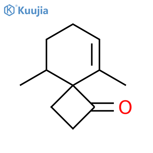 5,9-Dimethylspiro[3.5]non-5-EN-1-one structure