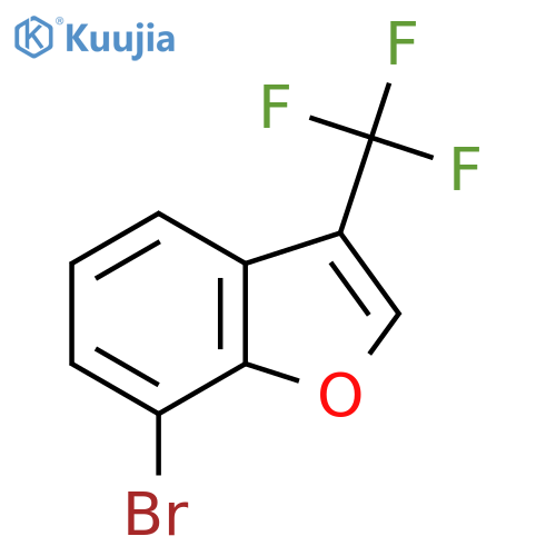 7-Bromo-3-(trifluoromethyl)benzofuran structure