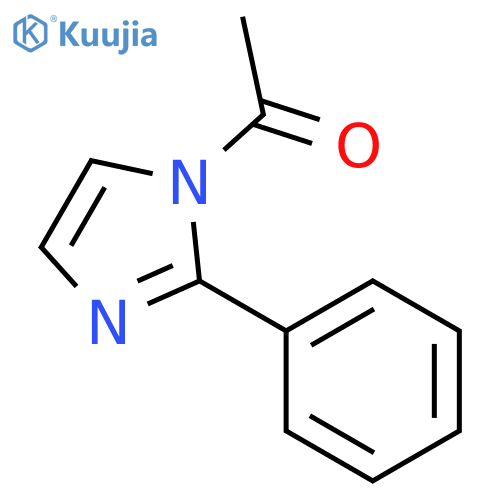 1H-Imidazole, 1-acetyl-2-phenyl- (9CI) structure