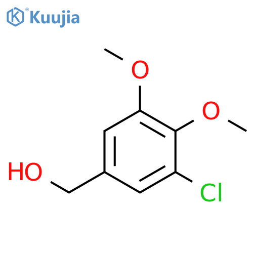 BENZENEMETHANOL, 3-CHLORO-4,5-DIMETHOXY- structure