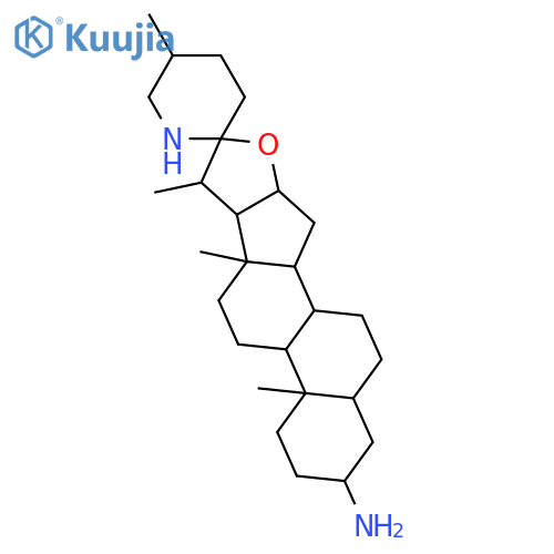 Spirosolan-3-amine; (3α,5α,22S,25S)-form structure