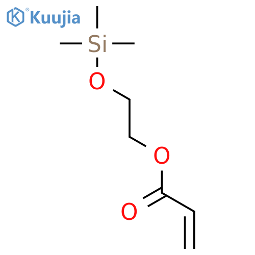 2-Propenoic acid,2-[(trimethylsilyl)oxy]ethyl ester structure