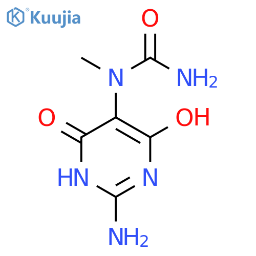 1-(2-amino-4-hydroxy-6-oxo-1,6-dihydropyrimidin-5-yl)-1-methylurea structure