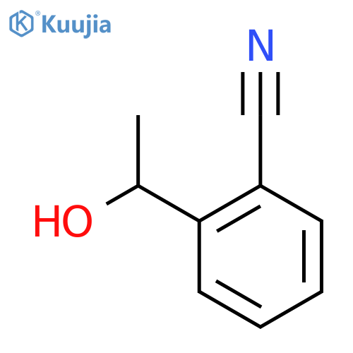 2-(1-Hydroxyethyl)benzonitrile structure