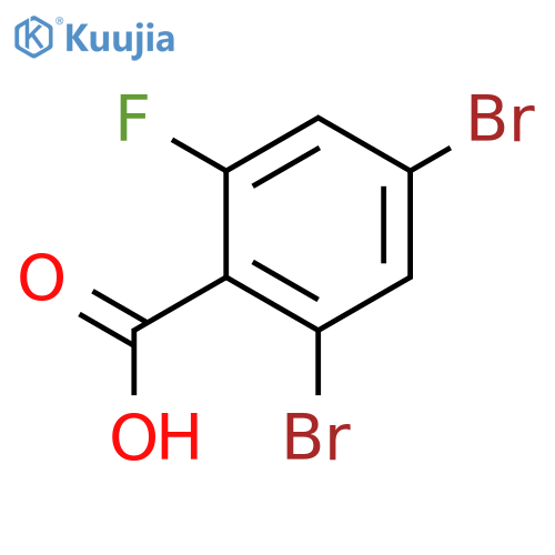 2,4-Dibromo-6-fluorobenzoic acid structure