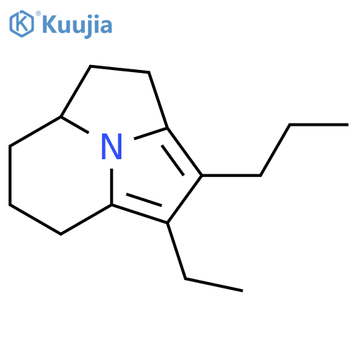 Pyrrolo[2,1,5-cd]indolizine, 1-ethyl-3,4,4a,5,6,7-hexahydro-2-propyl-, (4aR)- structure