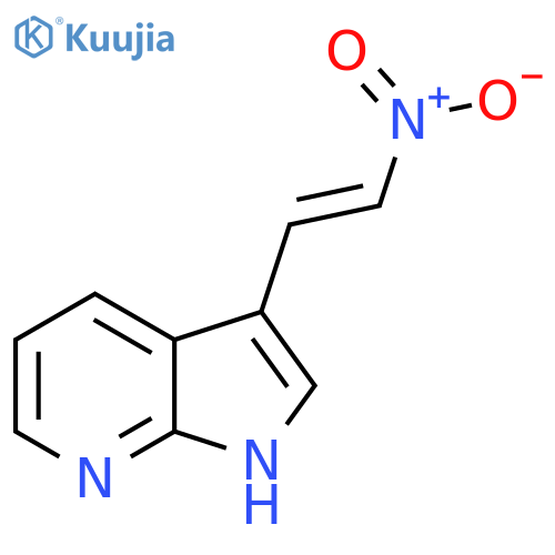 3-(2-nitroethenyl)-1H-pyrrolo2,3-bpyridine structure