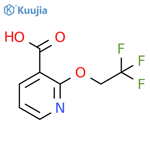 2-(2,2,2-trifluoroethoxy)pyridine-3-carboxylic Acid structure