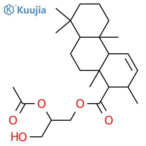 11-Isocopalen-15-oic acid; (ent-13βH)-form, (2-Acetoxy-3-hydroxypropyl) ester structure