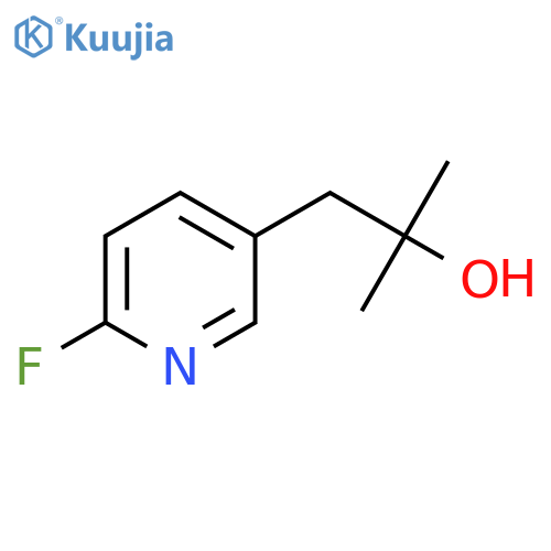 1-(6-Fluoropyridin-3-yl)-2-methylpropan-2-ol structure