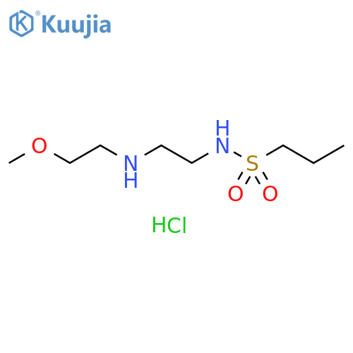 N-[2-(2-Methoxyethylamino)ethyl]propane-1-sulfonamide structure