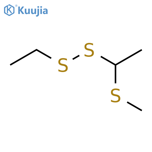 Ethyl 1-(methylthio)ethyl disulfide structure