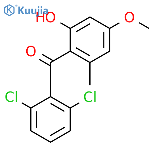 Methanone, (2,6-dichlorophenyl)(2-hydroxy-4-methoxy-6-methylphenyl)- structure