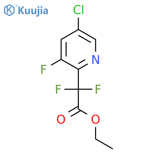 Ethyl 2-(5-chloro-3-fluoropyridin-2-yl)-2,2-difluoroacetate structure