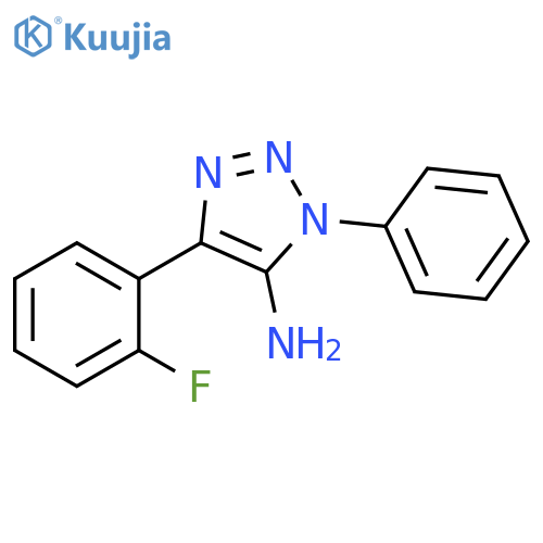 4-(2-Fluorophenyl)-1-phenyl-1H-1,2,3-triazol-5-amine structure