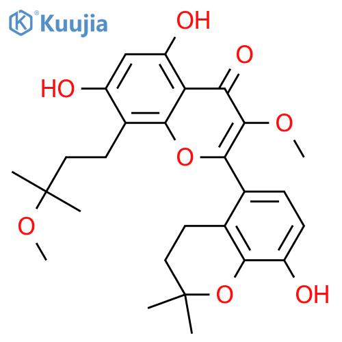 Sinoflavonoid E; 2'',3''-Dihydro, 3''-methoxy, 3-Me ether structure
