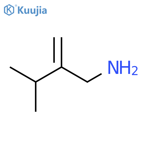 1-Butanamine, 3-methyl-2-methylene- structure