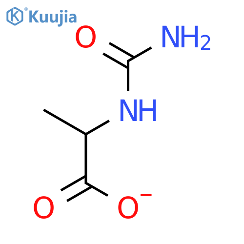 (S)-2-ureidopropanoic acid structure